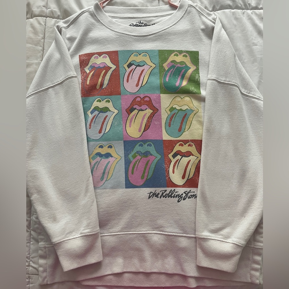 Rolling Stones crew neck.